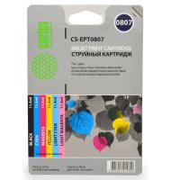 Совместимый картридж струйный Cactus идентичный  Epson EPT0807