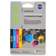 Совместимый картридж струйный Cactus идентичный  Epson EPT0735